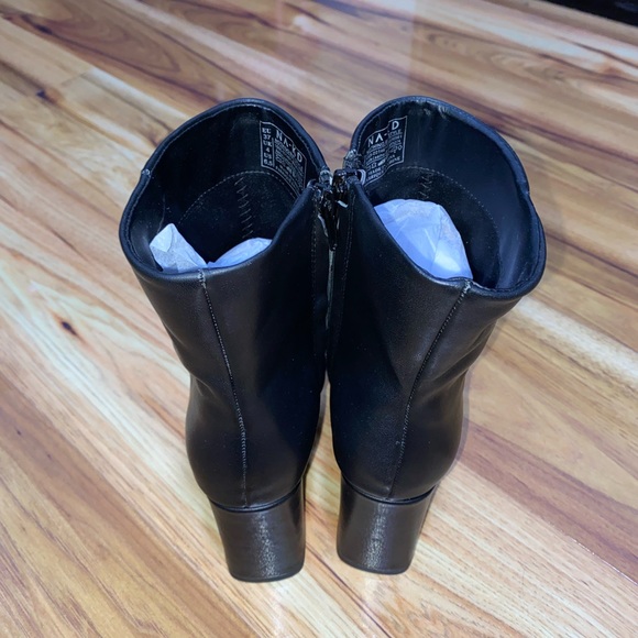 NA-KD Ankle Leather Boots - Picture 4 of 8